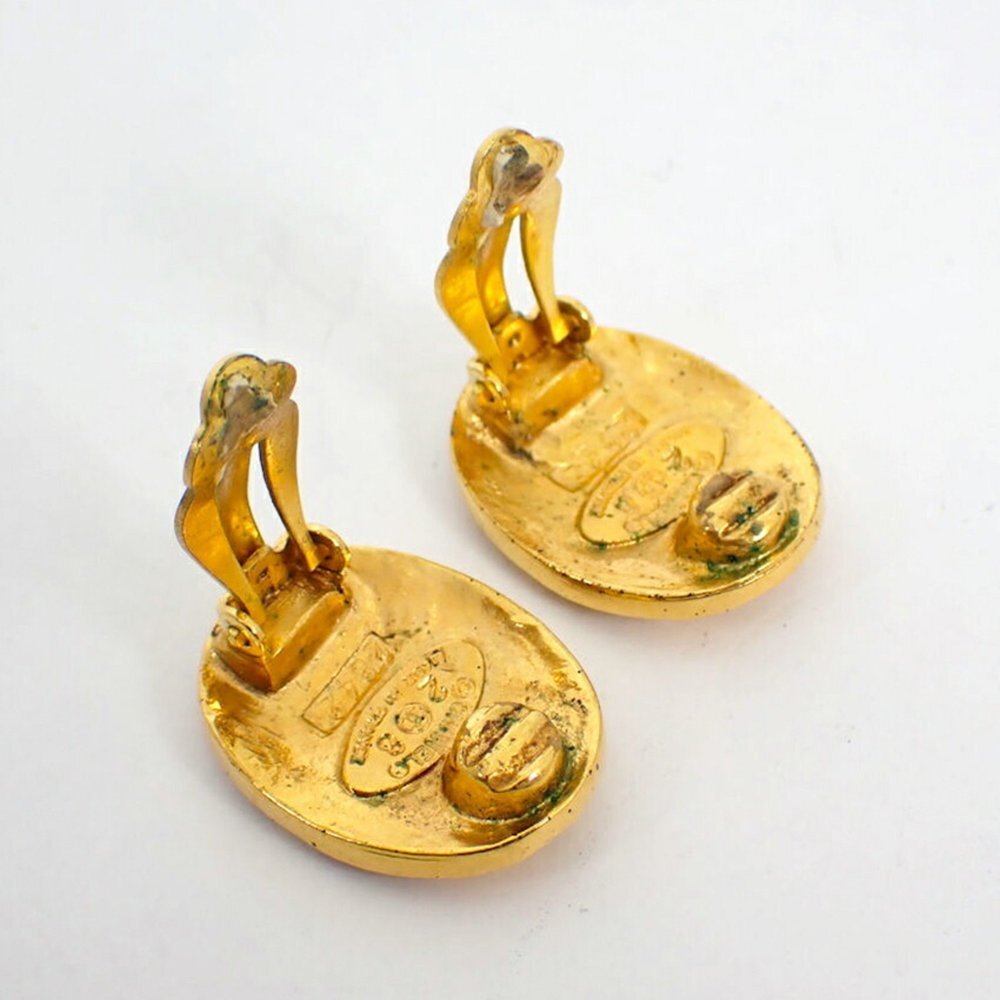 CHANEL Logo Earrings - Picture 6 of 8